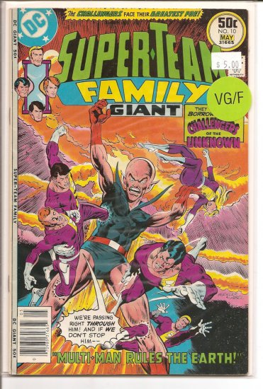 Super-Team Family # 10, 5.0 VG/FN