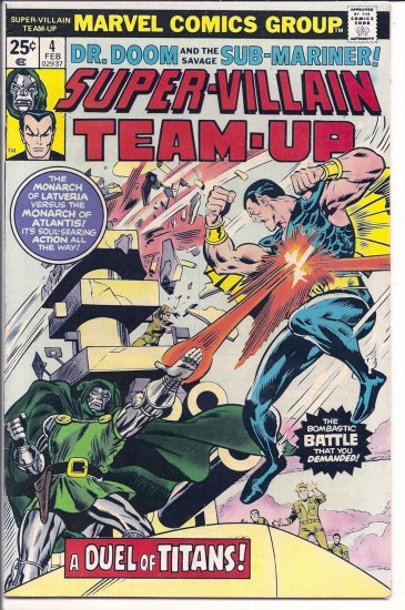 SUPER-VILLIAN TEAM-UP # 4, 5.0 VG/FN