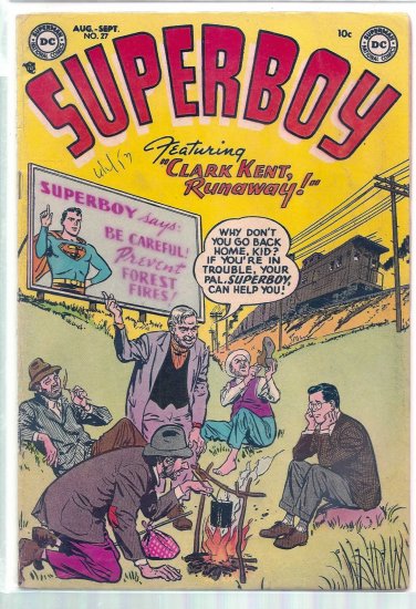 SUPERBOY # 27, 4.5 VG +