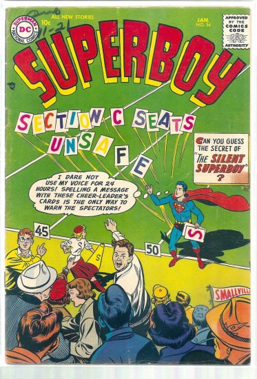 SUPERBOY # 54, 5.5 FN -