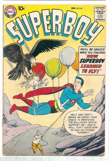 SUPERBOY # 69, 4.5 VG +