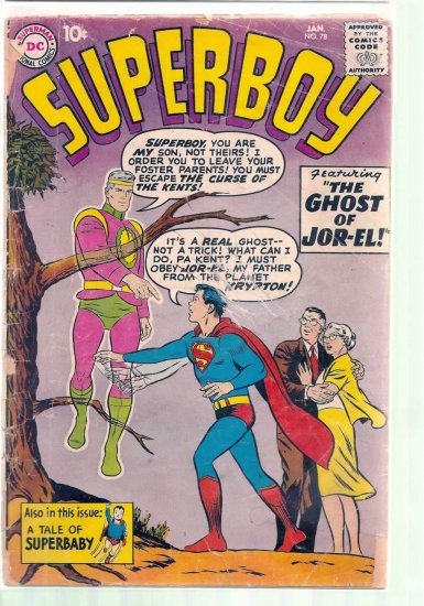 SUPERBOY # 78, 1.0 FR