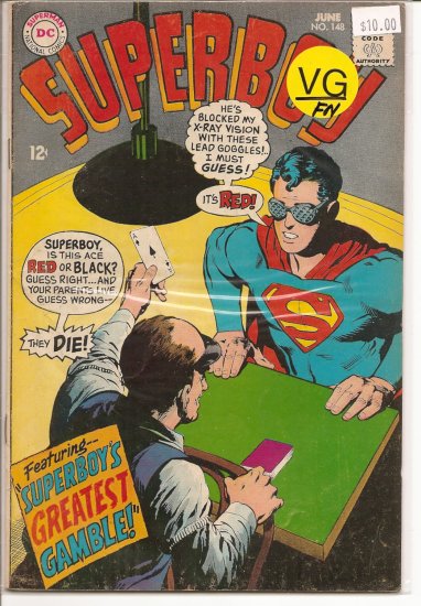 Superboy # 148, 5.0 VG/FN