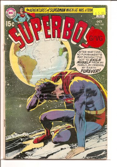 Superboy # 160, 3.0 GD/VG