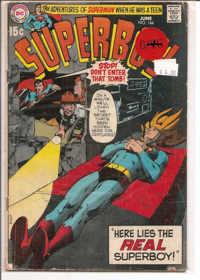 Superboy # 166, 2.5 GD +