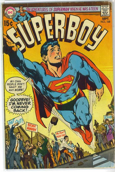Superboy # 168, 3.5 VG -