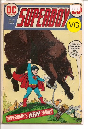 Superboy # 192, 4.0 VG