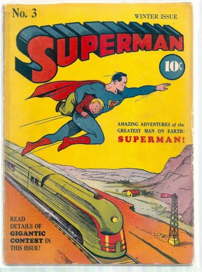 SUPERMAN # 3, 1.8 GD -