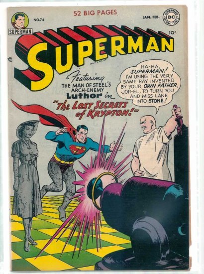 SUPERMAN # 74, 6.5 FN +
