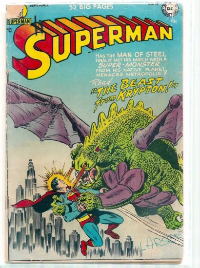 SUPERMAN # 78, 3.0 GD/VG