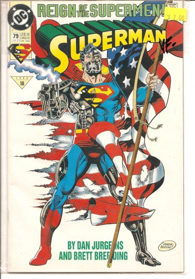 Superman # 79, 7.5 VF -