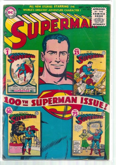 SUPERMAN # 100, 4.0 VG