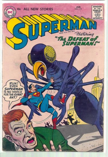 SUPERMAN # 110, 4.5 VG +