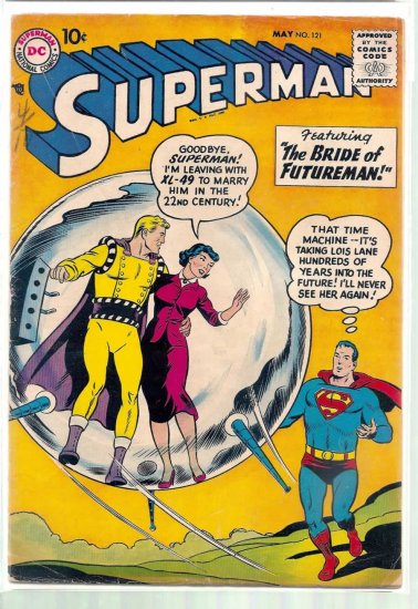 SUPERMAN # 121, 3.5 VG -