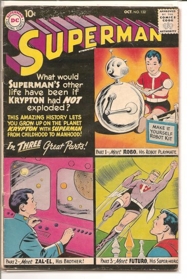 Superman # 132, 3.0 GD/VG