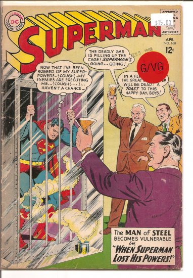 Superman # 160, 3.0 GD/VG