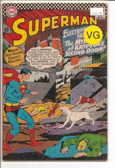 Superman # 189, 4.0 VG