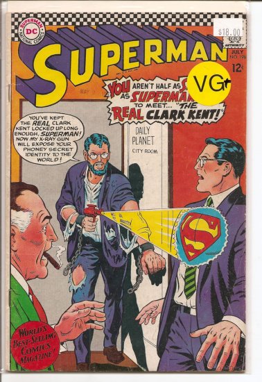 Superman # 198, 4.5 VG +