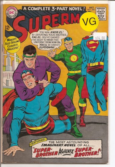 Superman # 200, 4.0 VG