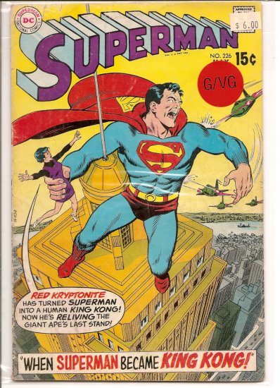 Superman # 226, 3.0 GD/VG