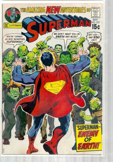 SUPERMAN # 237, 4.0 VG