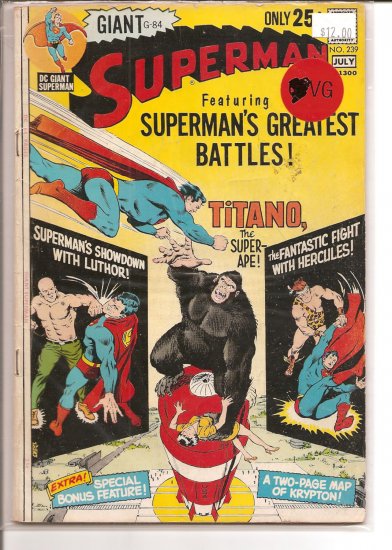 Superman # 239, 4.0 VG