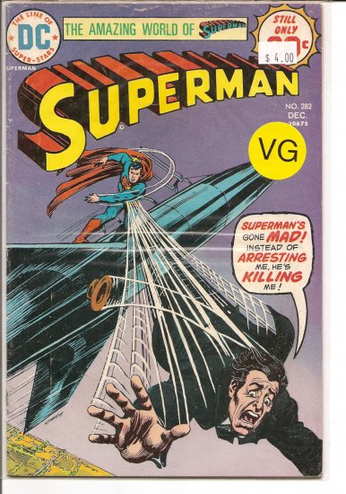 Superman # 282, 4.0 VG