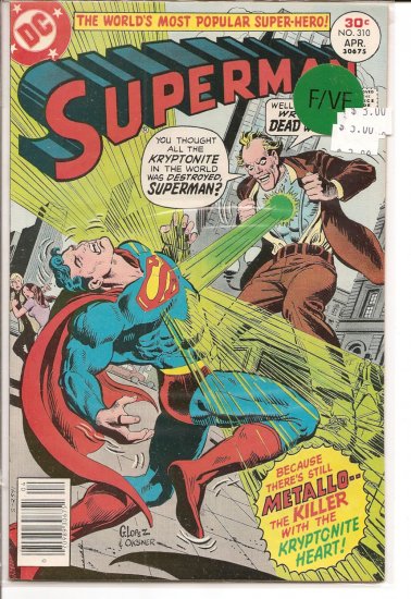 Superman # 310, 7.0 FN/VF