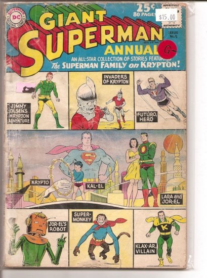 Superman Annual # 5, 1.8 GD -