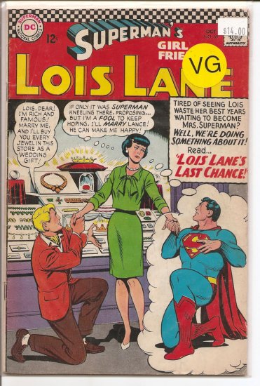 Superman's Girlfriend Lois Lane # 69, 4.0 VG