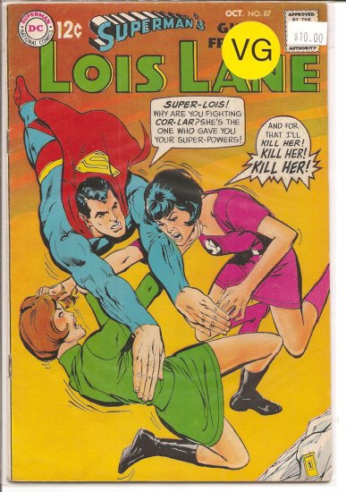 Superman's Girlfriend Lois Lane # 87, 4.0 VG
