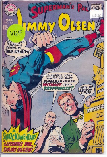 Superman's Pal Jimmy Olsen # 109, 5.0 VG/FN