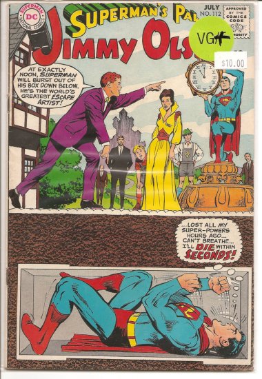 Superman's Pal Jimmy Olsen # 112, 4.5 VG +