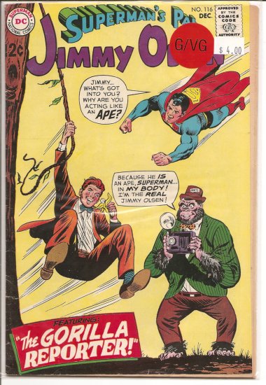 Superman's Pal Jimmy Olsen # 116, 3.0 GD/VG