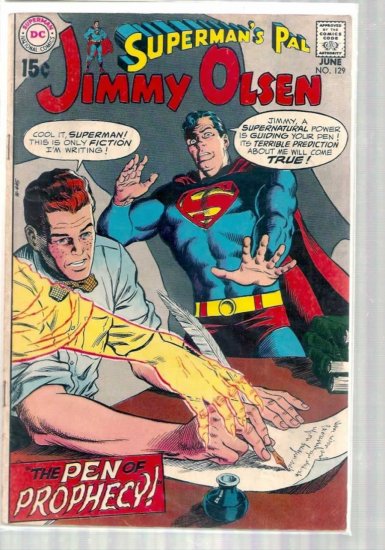 SUPERMAN'S PAL JIMMY OLSEN # 129, 4.0 VG