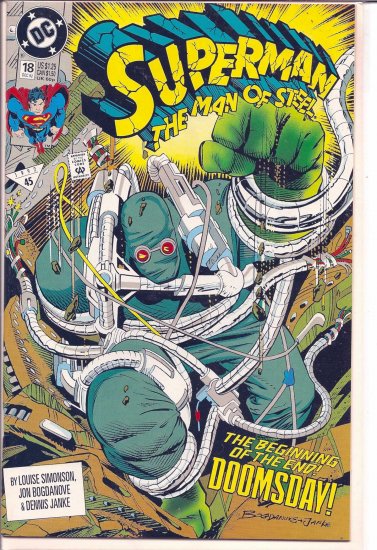 SUPERMAN: THE MAN OF STEEL # 18, 9.2 NM -