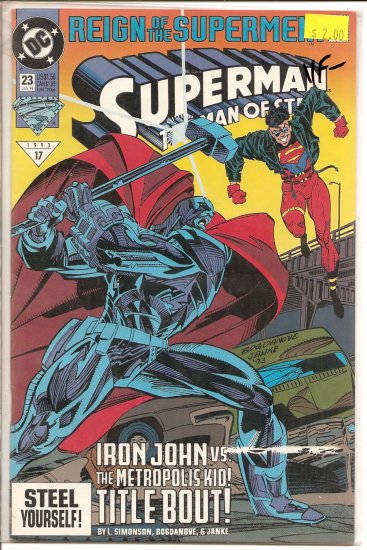 Superman: The Man of Steel # 23, 7.5 VF -