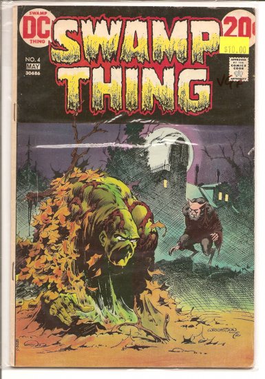 Swamp Thing # 4, 4.5 VG +