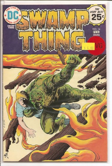 Swamp Thing # 14, 4.0 VG