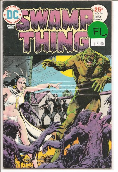 Swamp Thing # 16, 5.5 FN -