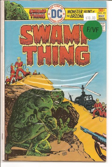 Swamp Thing # 22, 7.0 FN/VF