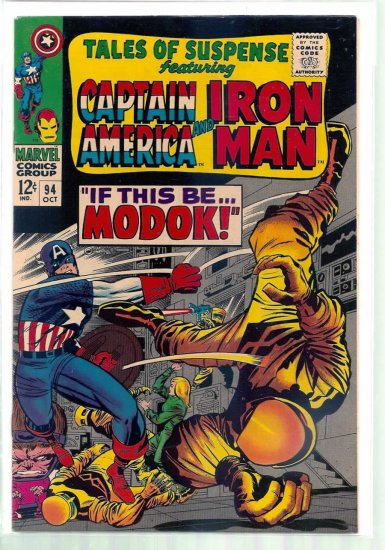 TALES OF SUSPENSE # 94, 9.4 NM
