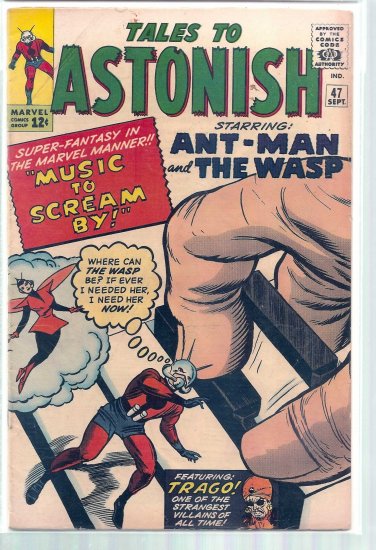 TALES TO ASTONISH # 47, 4.0 VG