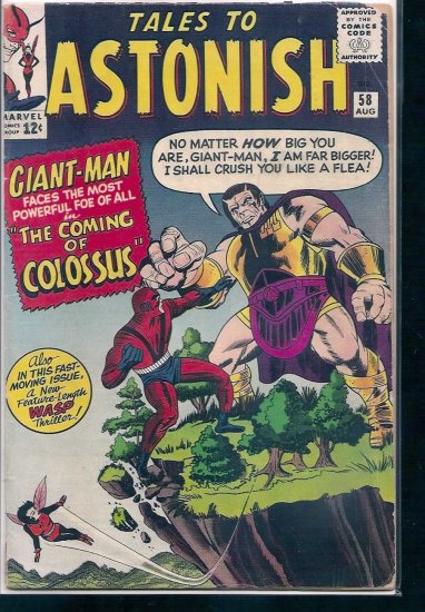 TALES TO ASTONISH # 58, 2.5 GD +