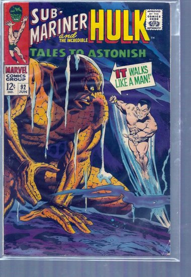TALES TO ASTONISH # 92, 4.5 VG +