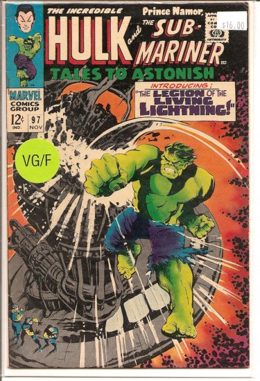 Tales to Astonish # 97, 5.0 VG/FN