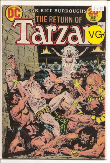Tarzan # 222, 4.5 VG +