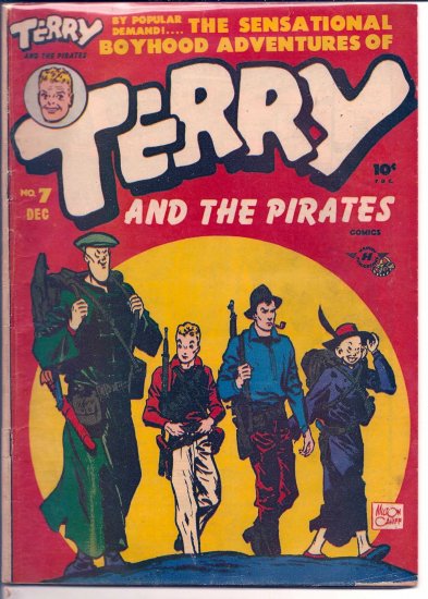 TERRY AND THE PIRATES # 7, 3.5 VG -