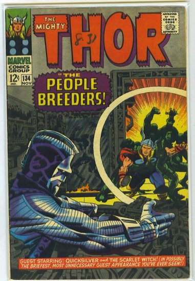 Thor # 134, 5.5 FN -