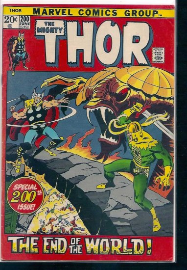 THOR # 200, 4.5 VG +